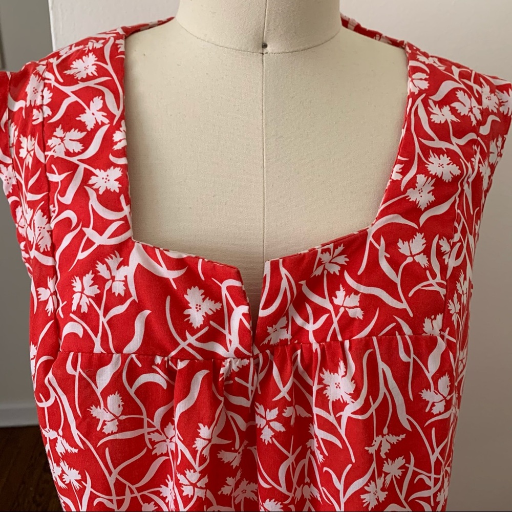 1960s/70s Hawaiian Floral Print House Dress.